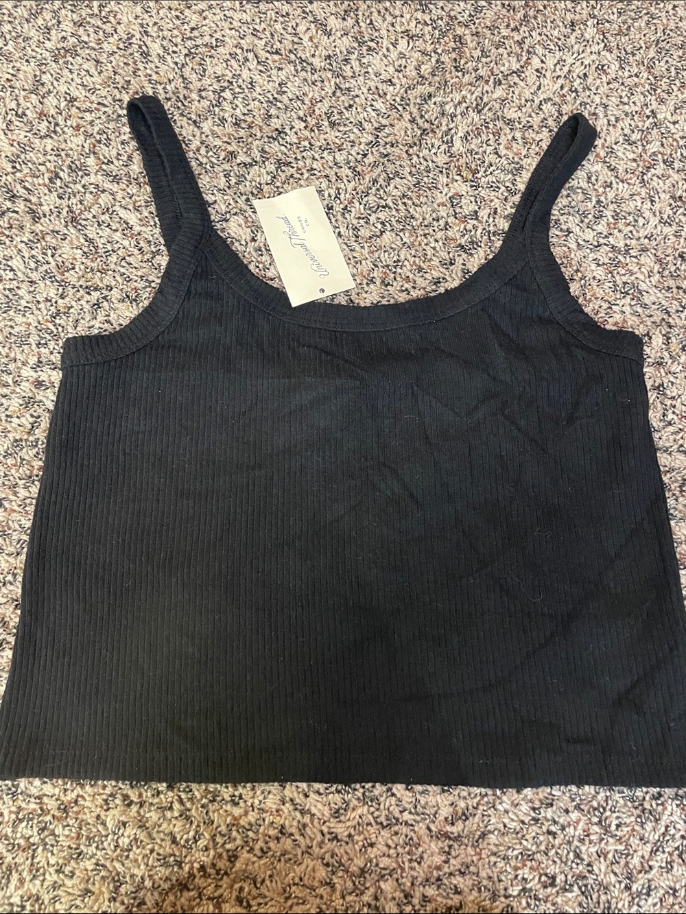 Universal Thread Soft Ribbed Cropped Sweater Cami Size XL NWT